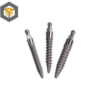 China Customized Machining Dental Implants for Medical Industry CNC Turning Tooth Implant for sale