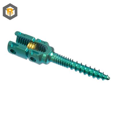 China 5.5mm Double Threaded Spinal Pedicle Screw Fixation System Customized by 2D/3D/drawing for sale