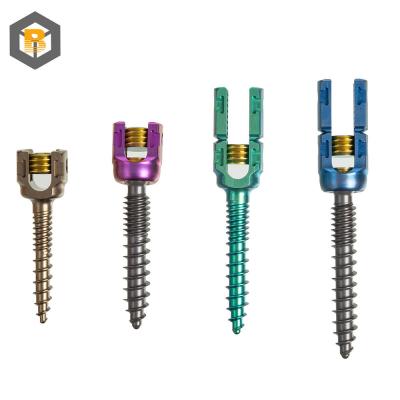 China Customized Orthopedic Surgical Instruments Titanium Pedicle Screws for Spinal Implant for sale