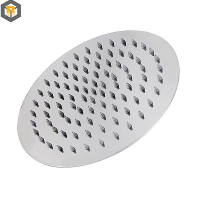 China Personalizado por 3D de acero inoxidable gran boquilla baño cabeza de ducha de lluvia para alta presión en venta