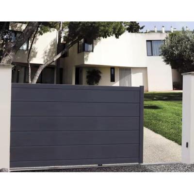 China New Fashion Design Automatic Sliding Driveway Doors System Easily Assembled Aluminum Door for sale