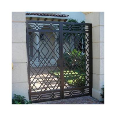 China Security Door Price Double Door Iron Single Main Exterior Doors Easily Assembled Durable Service Worked for sale