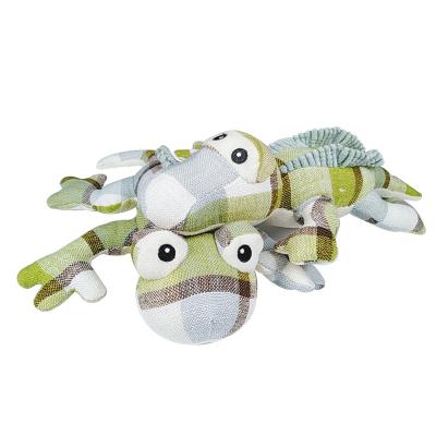 China Stocked Exquisite Design Pet Dog Toy Plush lizard crocodile bite toy in stock fast delivery dog toy for sale