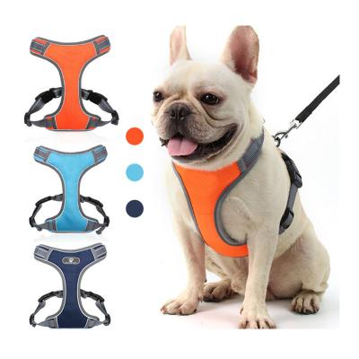 China Stocked Pet Supplies Wholesale Dog Safe Explosion Proof Vest Adjustable Reflective Dog Pet Harness Wholesale for sale