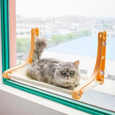 China Breathable Stocked Mesh Cat Window Hammock with Silicone Suction Cups Perch Bed Cat Hammock Window Wall Mounted Cat Bed for sale