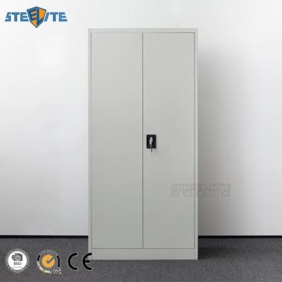 China Knocked Down Luoyang Manufacture Steel Double Door File Cabinet With Adjustable Shelf for sale