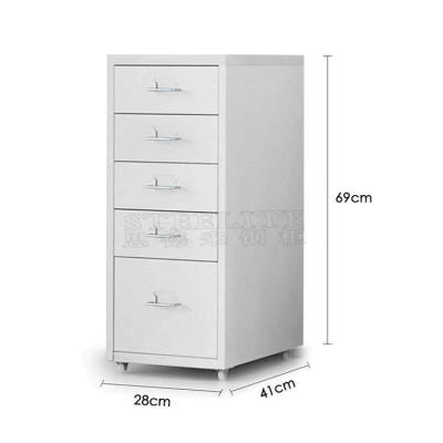 China Helmer Adjustable 5 Drawer Supplier Factory Steel Movable Filing Cabinet (Other) en venta