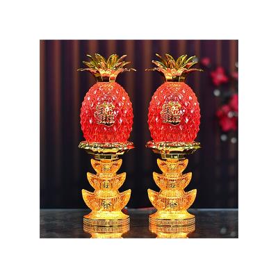 China Popular Highly Used Zen Heart Pineapple Desk Lamp Top Quality Luck 30 Centimeters for sale