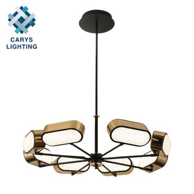 China Carys Modern Lighting Contemporary Warm White LED Bedroom Iron Aluminum Pendant Light for sale