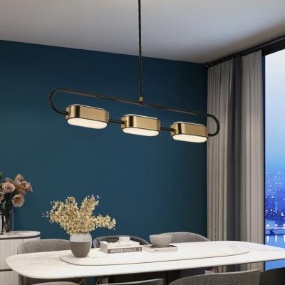 China Modern Family Contemporary Hanging Lamp Iron LED Aluminum Pendant Light for sale