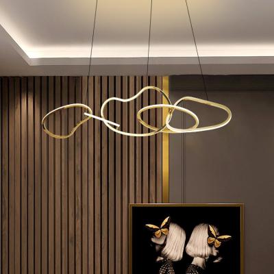 China High Quality Modern Stainless Steel Chandelier LED Pendant Light 40watt 63watt 115watt 120watt for sale