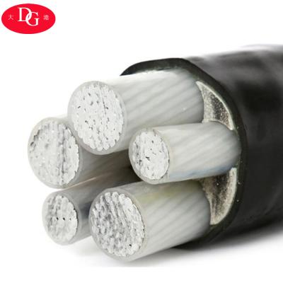 中国 Industrial Low Smoke 0.6/1kv Halogen Free Flame Retardant Electric Power 5C 25mm2 Aluminum Cable 販売のため