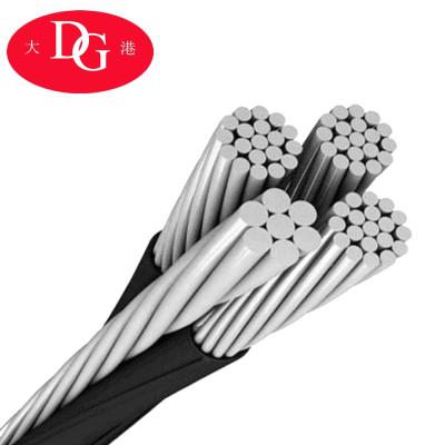 China Aerial ABC CABLE (AERIAL BUNDLE CABLE) ALUMINUM 4X50mm2 CABLE 16MM 25MM 35MM 50MM for sale