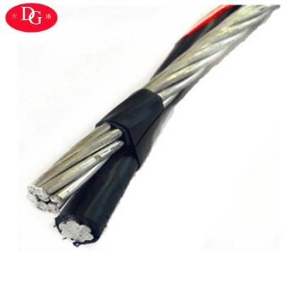 Cina Factory Production 2 Core Aerial ABC Twist Cable XLPE Insulated Duplex ABC Service Drop Cable in vendita