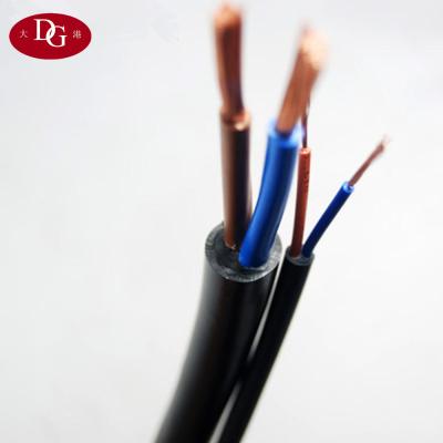 China Electrical Appliances Low Voltage Rvv Insulated Electric Power Cable 4x1.5mm2 4x0.5mm2 4x0.75mm2 PVC Cable à venda