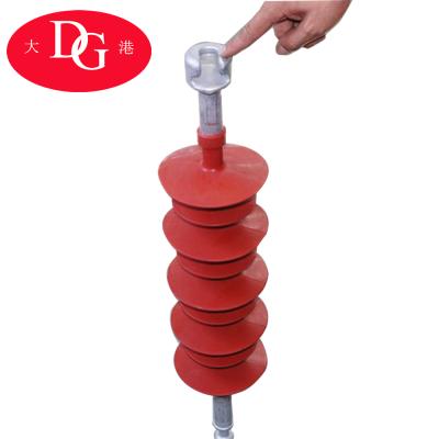 China High Voltage Long Rod Suspension Insulator 66KV Composite Insulator For High Voltage With Waterproof Design for sale