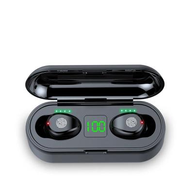 China 2023 Viable Hot Sale F9 F9-2 BT Earphone With Power Bank Digital Display Ipx7 Waterproof TWS True Wireless Earbud Stereo Earphone for sale