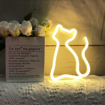 China Festival and Party Decoration China Manufacturer Led Neon Lamp Neon Lamp Cat Pattern Certified High Quality Baby Night Light for sale