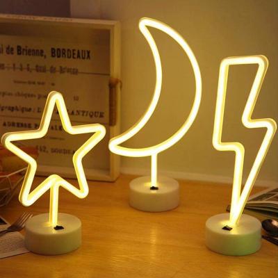 China Cheap Festival and Party Decoration Lighting Led Neon Lamp Fashion Design Desk Decor Lamp Halloween Christmas Lights for sale