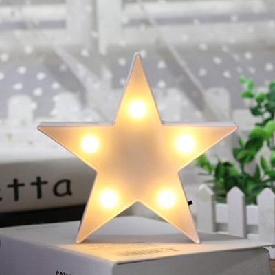 China Popular Cute Design Insti Star Marquee Light Marquee Light Led Battery Light For Party Home Decoration for sale