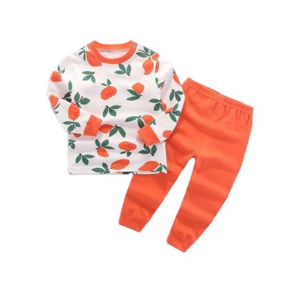 China Breathable High Level Custom Toddler Girls Clothes Lemon Autumn Clothing Set Set for sale