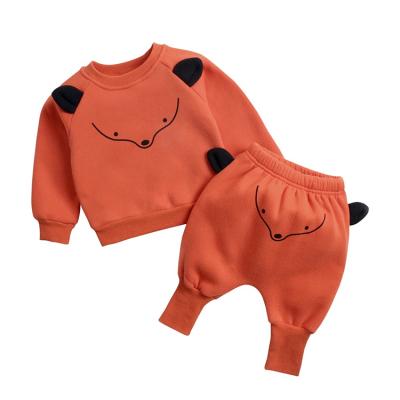 China Lovely Fashion Breathable Wholesale Girl's Casual Outfit Baby Clothes Set for sale