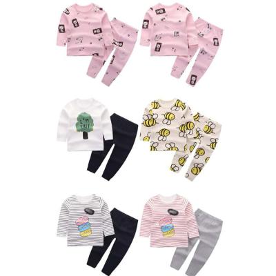 China Fashion Most Good Product Back 2 Piece Pajamas Baby Sleepwear Top Quality Delicate Cute Style for sale