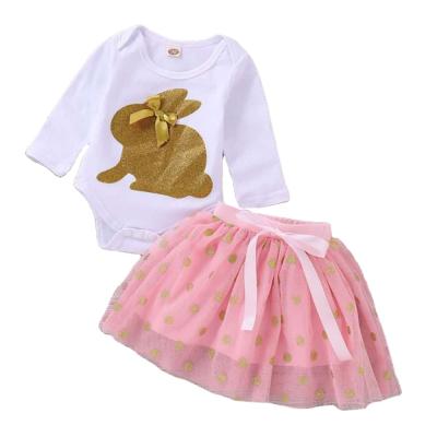 China Top High Quality Breathable Cost Effective Most Trustworthy Manufacturer Kids Baby Skirt 2 Piece Pajamas for sale