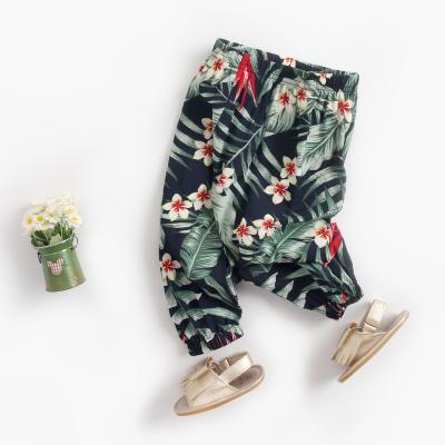 China 2021 Wholesale Fashion Children's Summer Clothing Breathable Cotton Baby Newborn Infant Pants for sale