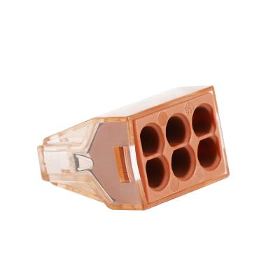 China High Quality Connecting Wire 773606 32A 4mm2 Cable To Cable Plug In Push Wire Connector for sale