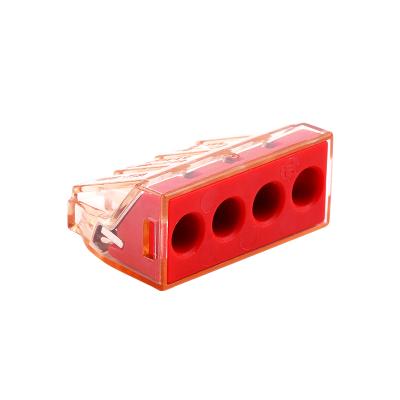 China Wire Factory Supply 773173 41A 415V 2.5-6mm2 BV Connecting Terminal Blocks Lugs Connector for sale