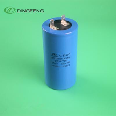 China AC/motor starting capacitor cd60 250uf 250V motor for sale