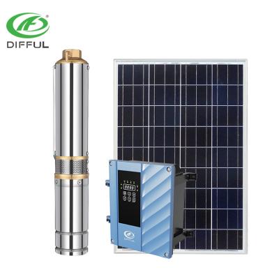 China Agriculture Solar Motor Pump Solar Bored Battery Powered High Pressure Water Pump for sale