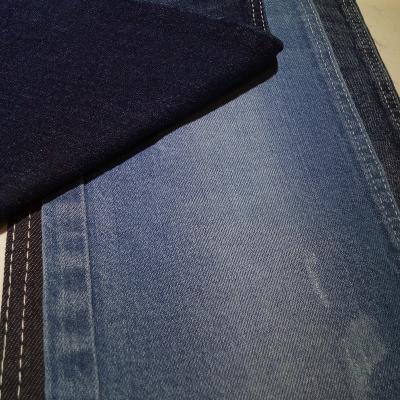 China Breathable Wholesale Basics Cotton Straight Stretch Denim Pants Fabric for sale