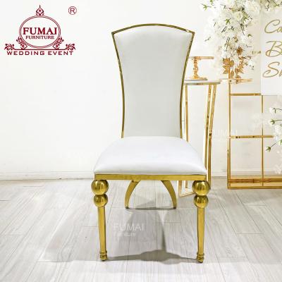 China Modern Modern Stainless Steel PU Gold Leather Cross Leg Dining Chair for sale