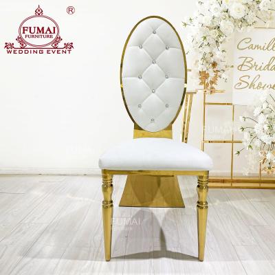 China Modern Dining Furniture With High Back Stainless Steel Legs Bridal Event Chair Wedding for sale