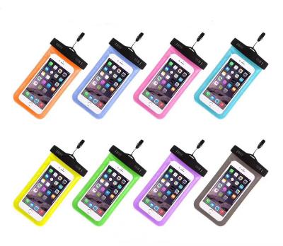 China Universal Shockproof Waterproof Case PVC Pocket Phone Factory Dry Bag For Mobile Phone With Lanyard - Waterproof Phone Purchase P for sale