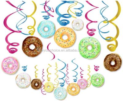 China Festival decoration donut party decoration, party hanging decoration, suitable for new year, baby shower for sale