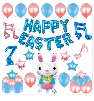 China Cute Carry Kaile Foil Bunny Theme Was Used To Decorate Easter Happy Easter Party for sale