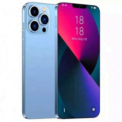 China Hot Selling I13 PRO MAX 16GB+512GB 6.7 Inch Beauty I13 PRO MAX Camera PHONE13 Full Display Android Game Smart Phones Android 11Mobile Cells for sale