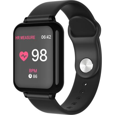 China New Fitness Watch Band Watch Tracker IP67 Waterproof Heart Rate Monitor Smart Wristband Strap Reloj Inteligente HOT Sale B57 Touch Screen for sale