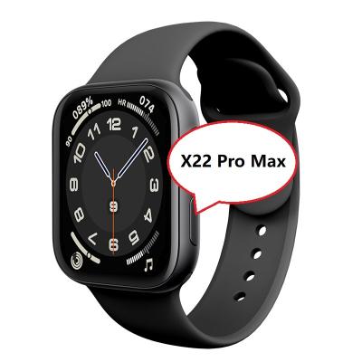 China New Arrival 1.88 Inch X22 Full Touch Screen Smartwatch Sport IP67 Wireless Charging Waterproof Smart Watch for sale