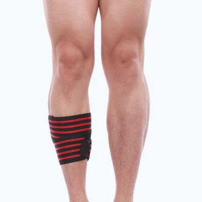 China Comfortable Elastic Compression Support Calf Sports Support Leg Elbow Wrist Safety Calf Brace for sale