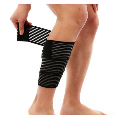 China Comfy Rolling High Elastic Bandage Powerlifting Basketball Sports Calf Protector for sale