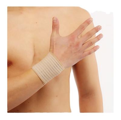 China Durable Training Weightlifting Wrist Support Brace With Elastic Bandage Wrist Belt for sale