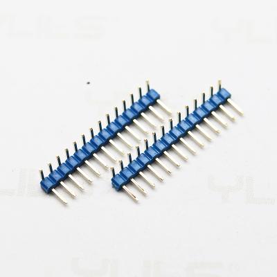 China High quality male pin header connector 2.0*1.0Mm pin header 2~40pins straight curved connector 15XX-12XXXXXRXXXX1 for sale