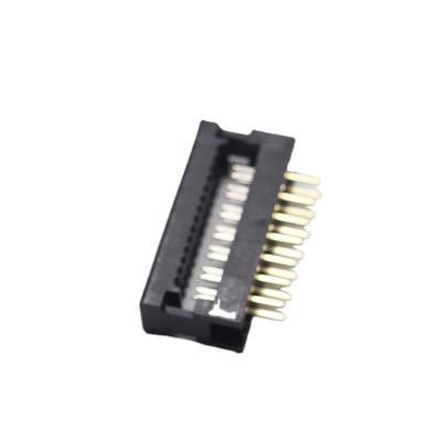 China PBT connector wire to board ffc cable DIP IDC connector 1.0mm pitch straight type haders 20P 28P 32P 44P 52P 68P 84P for sale