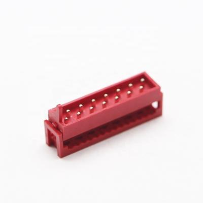 China High Quality PBT 10-14pin Idc Earless 180 Degree Female Connector for sale