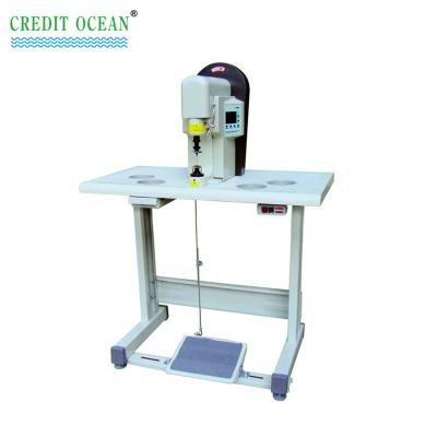 China CREIDTI OCEAN Semi-automatic metal head shoelace/ handbag lace tipping machine for sale