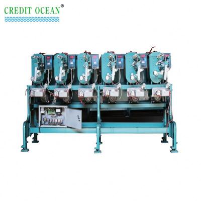 China 6 Spindles Pineapple style sewing thread cone winding machine for sale